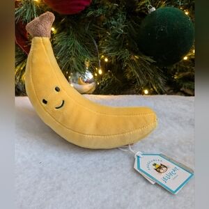 NEW Retired Jellycat "Fabulous Fruit Banana" With Tags 🍌 💛